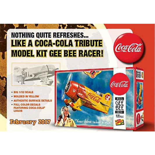 1932 "Coca-Cola" Gee Bee Racer 1/32 by Lindberg