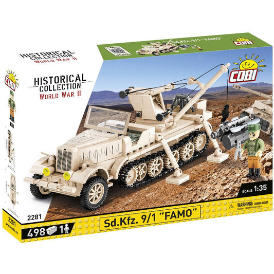 Cobi Historical Collection WWII: 2281 Famo Half Truck 498 PCS