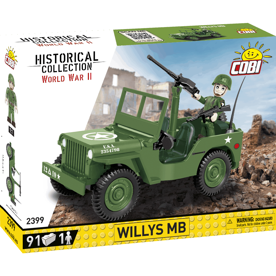 Historical Collection WWII: 2399 Willys Mb 1 91 PCS