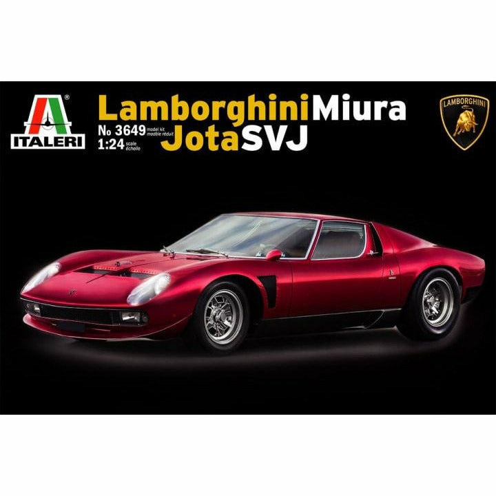 Lamborghini Miura Jota SVJ 1/24 Model Car Kit #3649 by Italeri