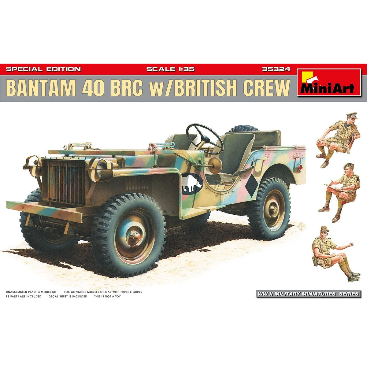 Bantam 40 BRC With British Crew 1/35 by Miniart