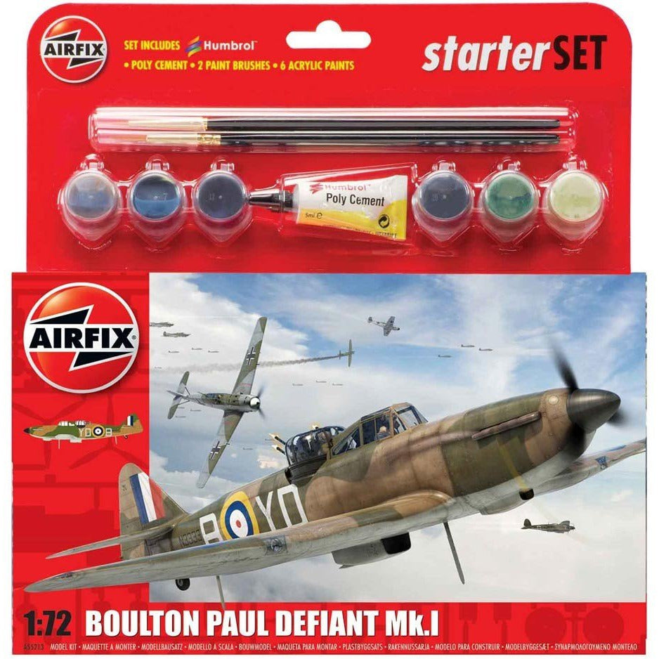 Boulton Paul Defiant Starter Set 1/72 by Airfix