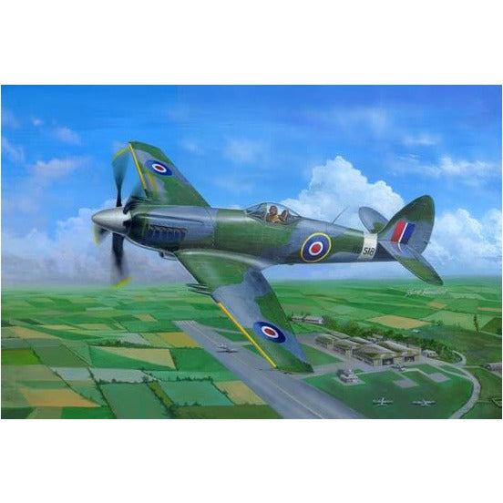 Supermarine Spitfire F.MK.14 Fighter 1/48 #02850 by Trumpeter