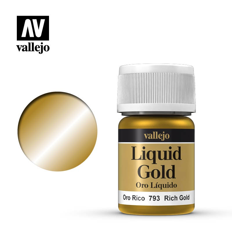 VAL70793 Rich Gold (Alcohol Based) Liquid Gold (35ml)