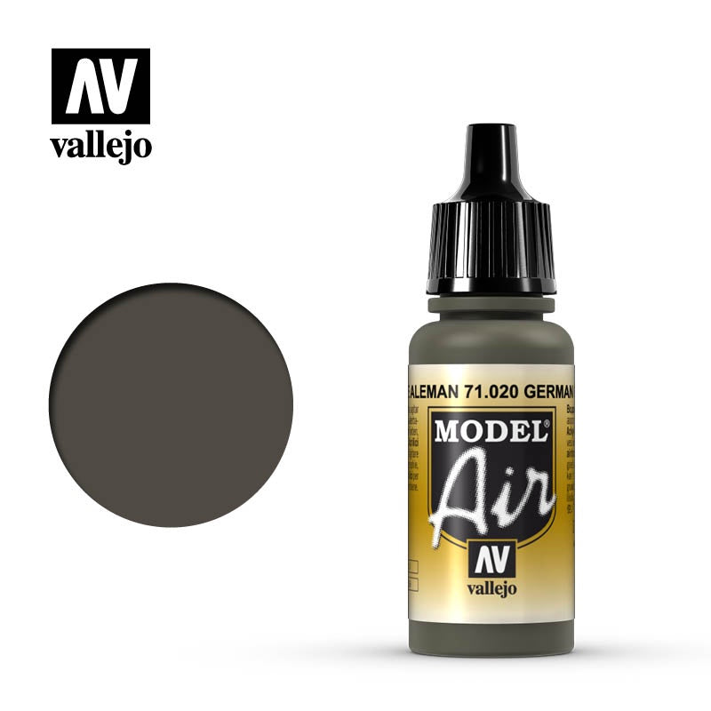 Vallejo Model Air 71.020 Green Brown 17mL