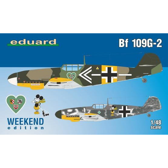 Bf109G2 Fighter (Weekend Edition) 1/48  #84148 by Eduard