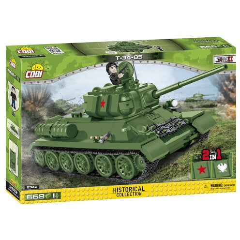 Cobi Historical Collection WWII: 2542 T 34-85 668 PCS