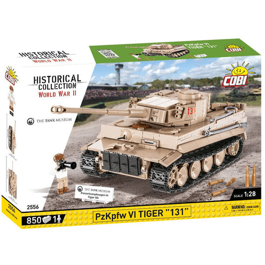 Cobi Historical Collection WWII: 2556 Pzkpfw Vi Tiger 131 Tank 850 PCS