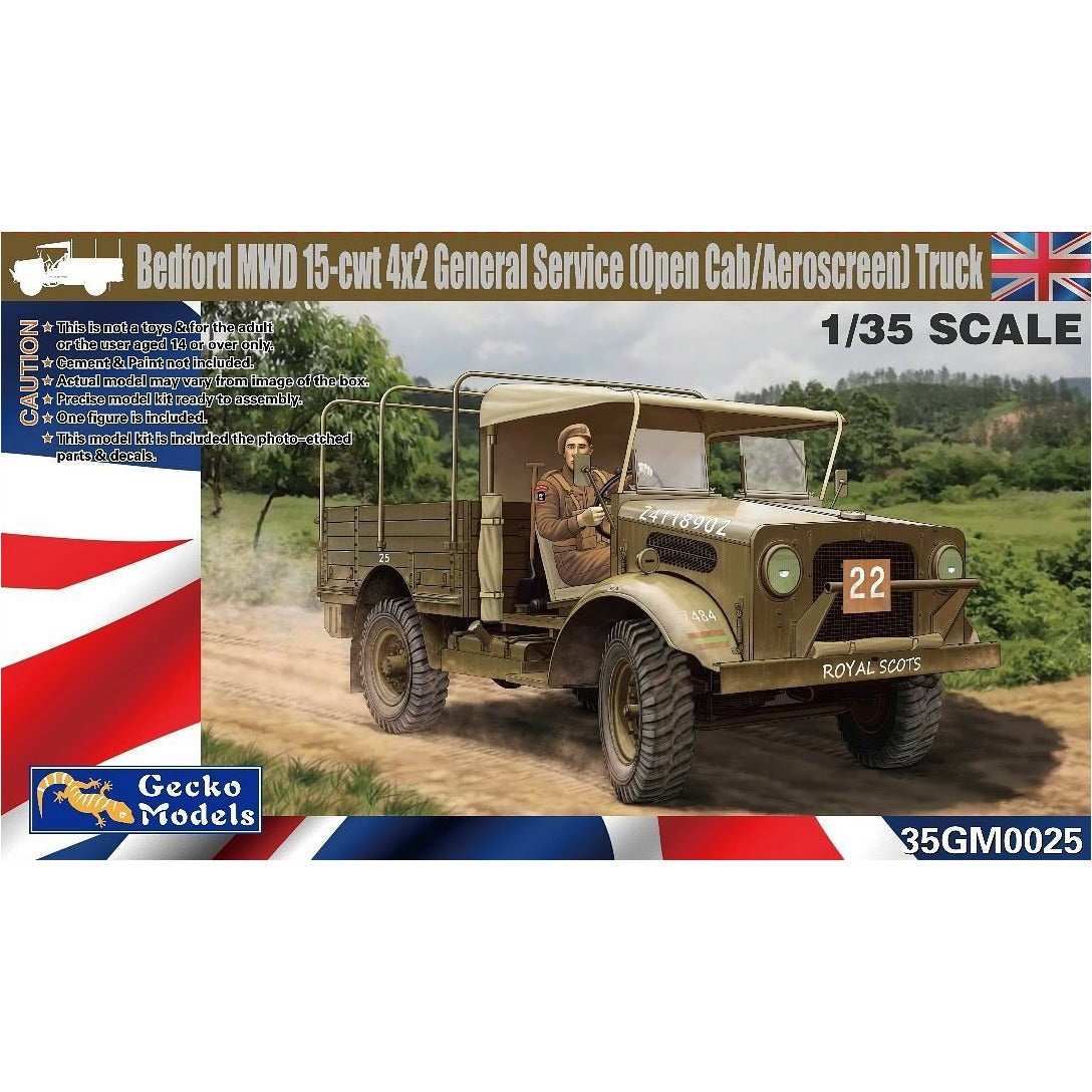 Bedford MWD 15-cwt 4x2 GS Truck 1/35 #35GM0025 by Gecko