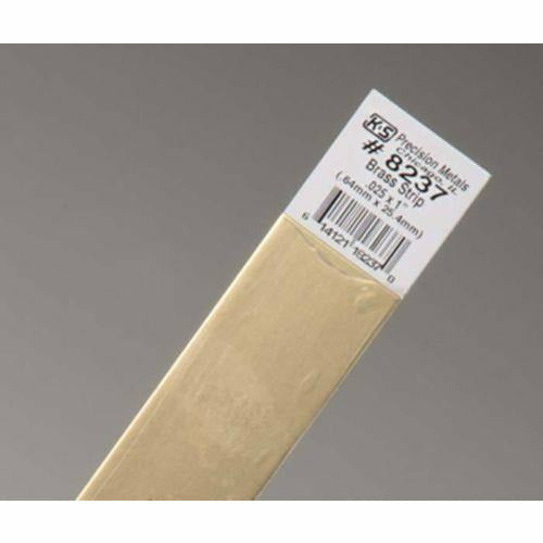K&S Brass Strip - .025 x 1" KSE8237