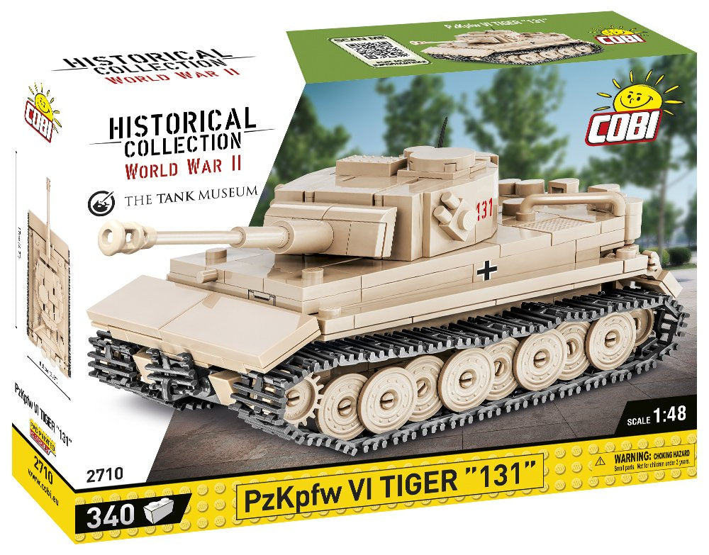 Cobi Historical Collection WWII: 2710 Panzer VI Tiger “131” 340 PCS