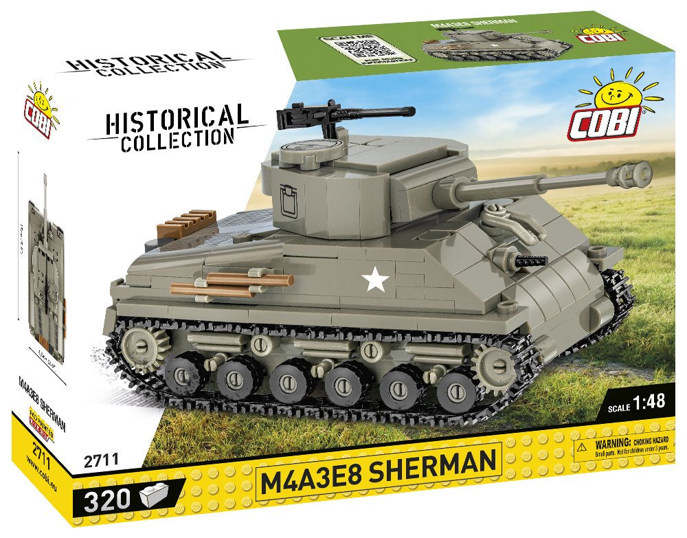 Cobi Historical Collection WWII: 2711 M4A3E8 Sherman 320 PCS