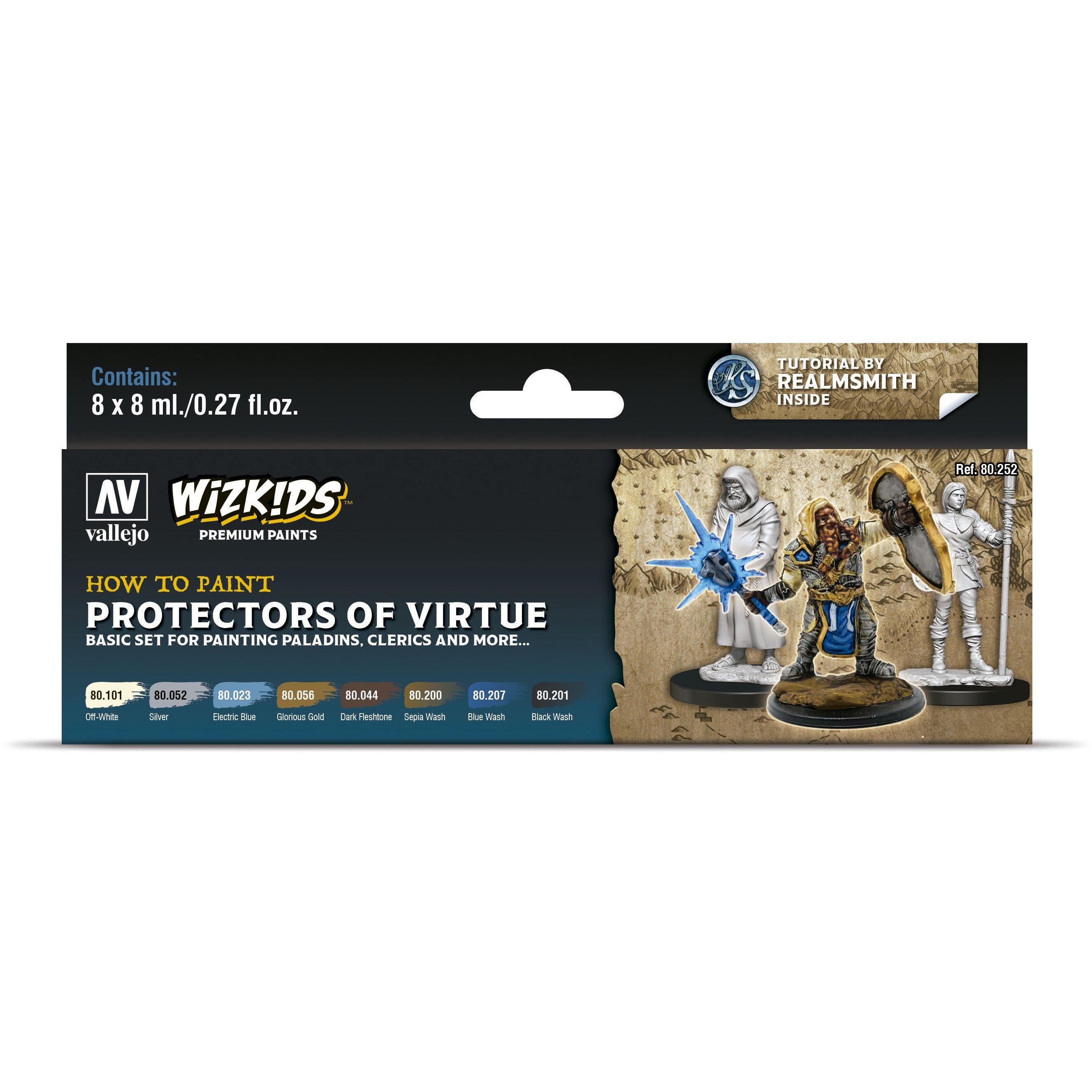 WIZK!DS Premium Paint Set Protectors of Virtue