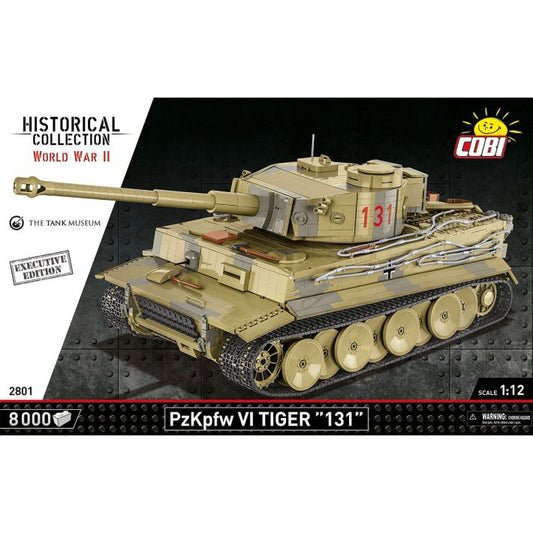 Cobi Historical Collection WWII: Panzerkampfwagen VI Tiger "131" - Executive Edition 8000 PCS