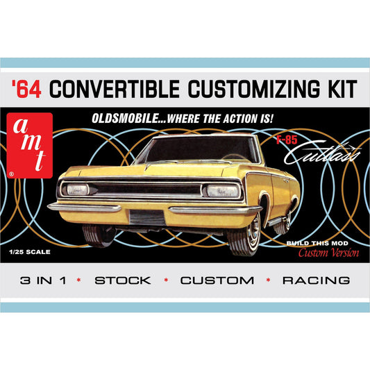 1964 Convertible Customizing Kit F-85 Cutlass 1/25 Model Car Kit #1200 by AMT
