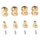 APS Brass Extended Wheel Adapters for TRAXXAS TRX-4M (60 x 40 x 11mm) 15g Set of 4 APS29032