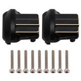 APS Brass (Black Plated) Differential Covers for 1:18 TRX-4M APS29037K