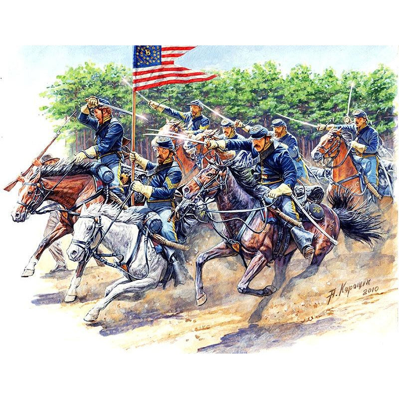 MasterBox "Attack!" 8th Pennsylvania Cavalry US Civil War 1/35 by Master Box