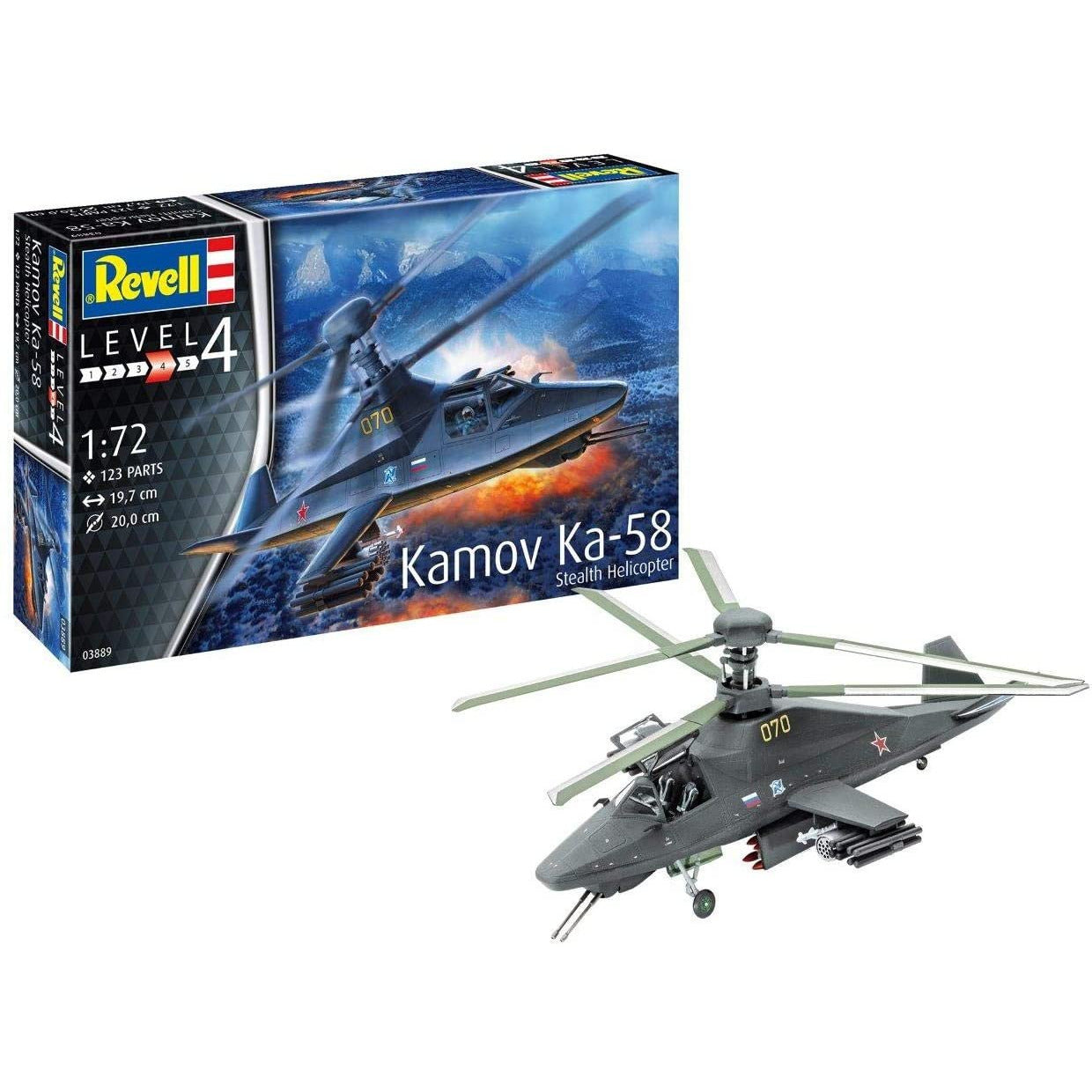 Kamov Ka-58 Stealth Helicopter 1/72 by Revell