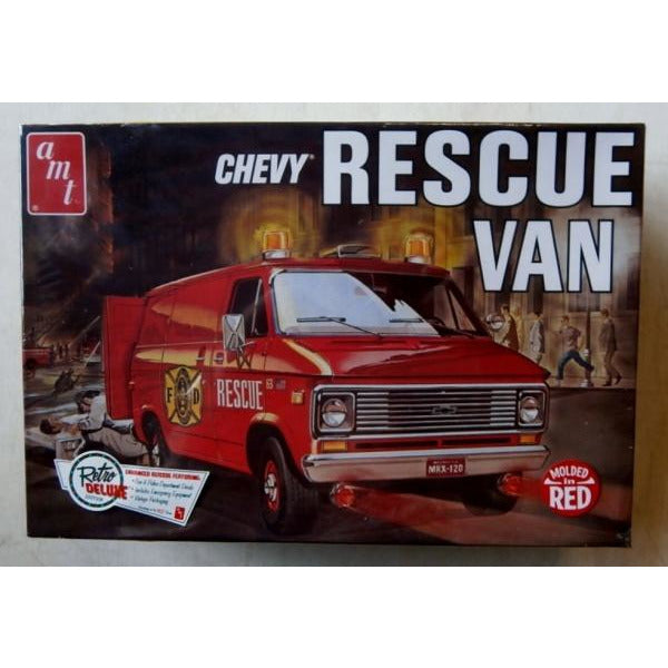 Chevrolet Rescue Van 1/25 Model Car Kit #851 by AMT