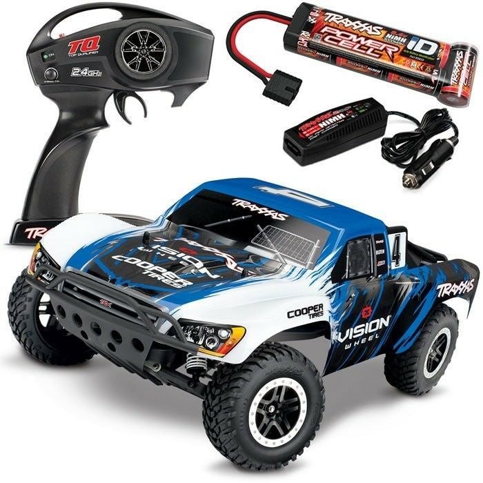 Traxxas Slash RTR 1/10 2WD Brushed with Battery & Charger - Blue