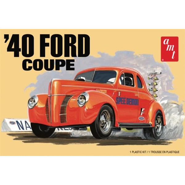 1940 Ford Coupe 1/25 Model Car Kit #1141 by AMT