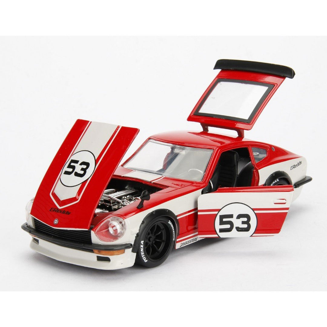 1/24 "JDM Tuners" 1972 Datsun 240Z - 7527C White and Gloss Red