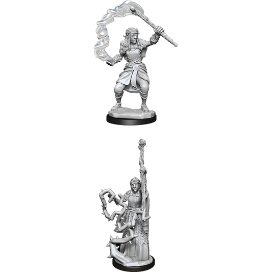 D&D Unpainted Mini - Firbolg Druid Female 90146