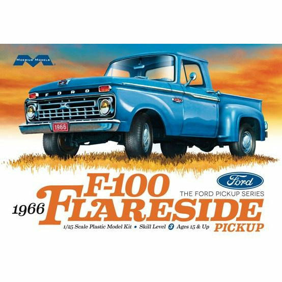 1966 Ford F-100 Flareside Pickup 1/25 by Moebius
