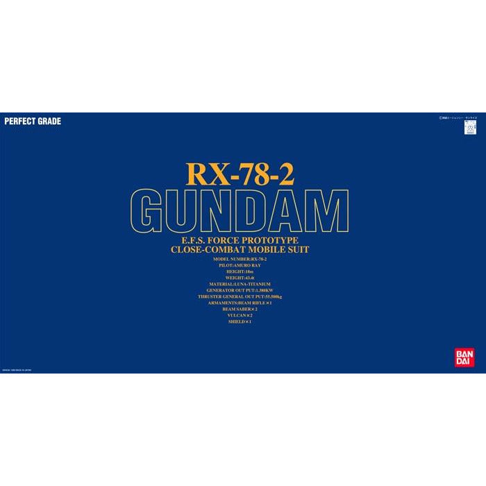 PG 1/60 RX-78-2 Gundam #060625 by Bandai
