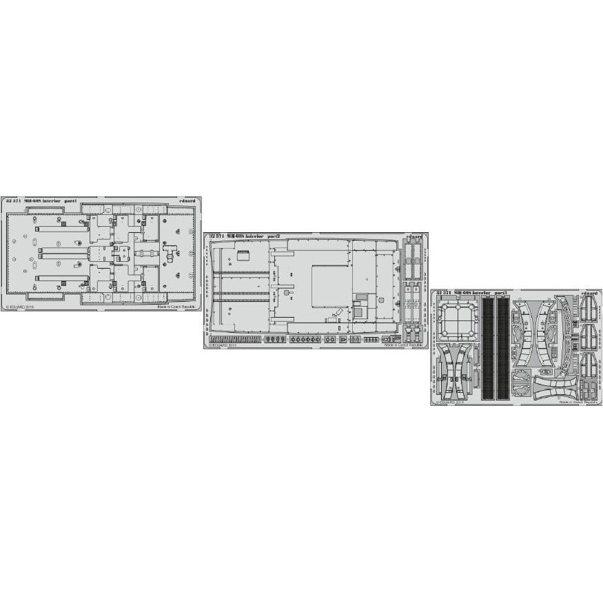 MH-60S Interior PHOTO ETCH SET 1/35 by Eduard