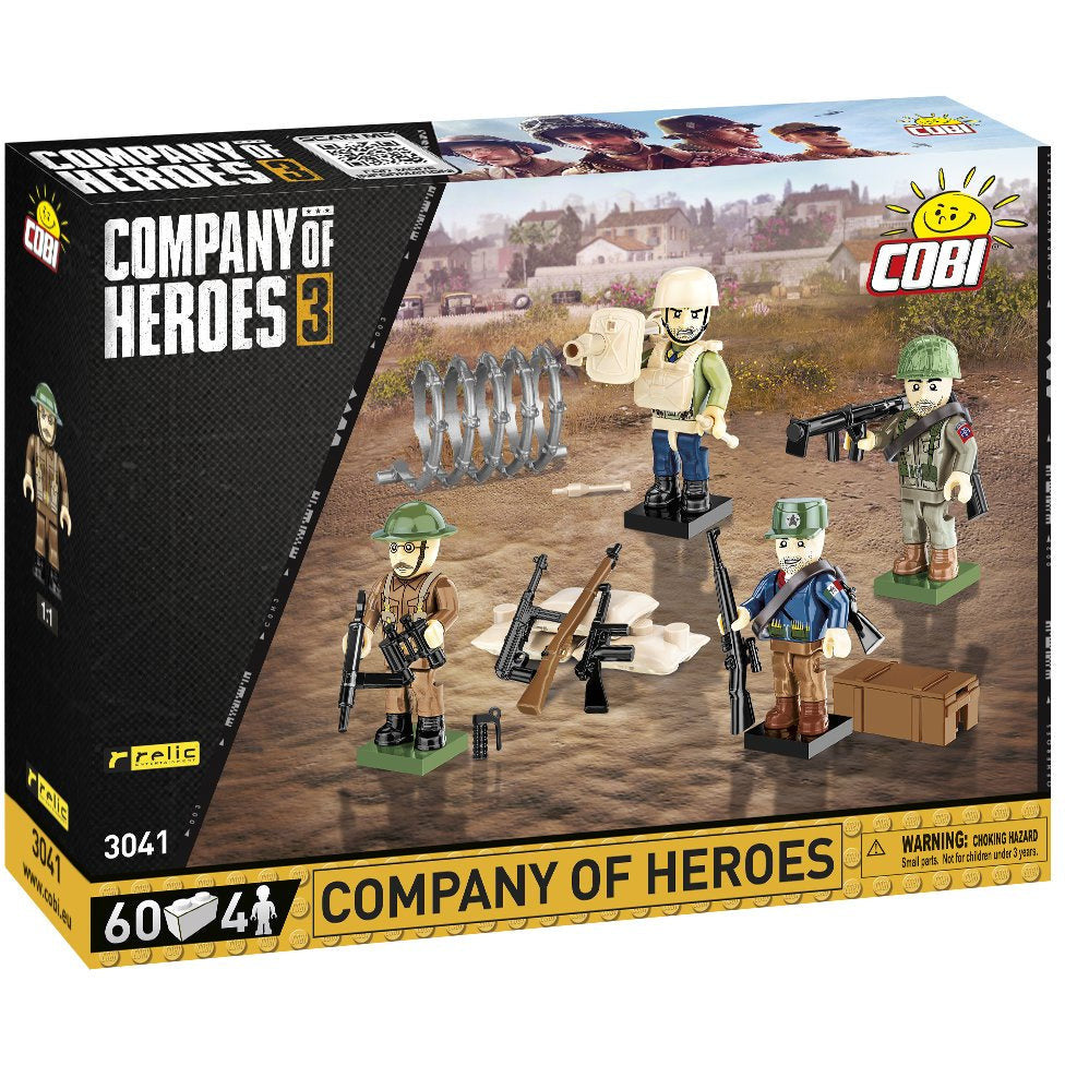 Company of Heroes 3: 3041 Figurines & Accessories Set 60 PCS