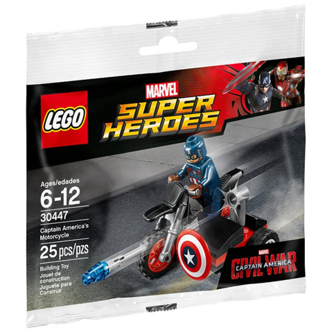 Lego Marvel Super Heroes: Captain America's Motorcycle 30447