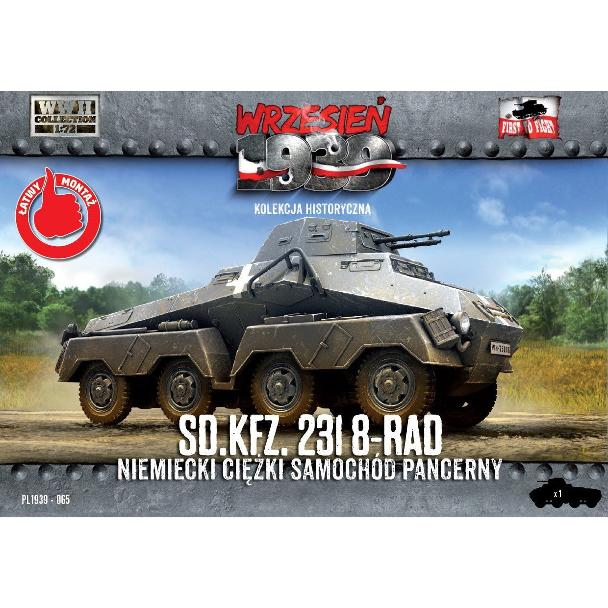 FTF-065 Sd/Kfz.231 8 Rad 1/72 by First to Fight