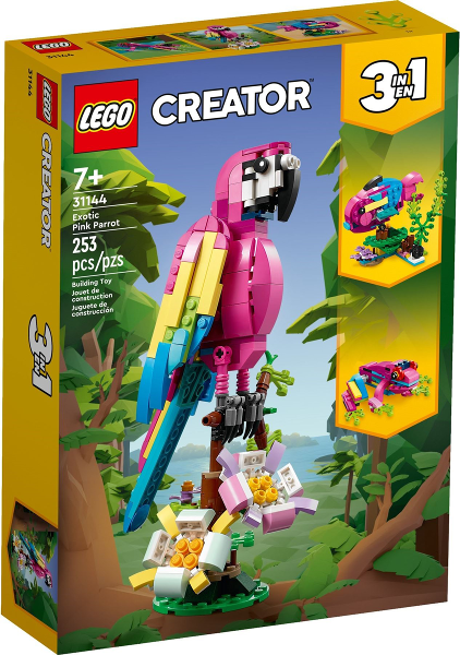 Lego Creator 3-in-1: Exotic Pink Parrot 31144