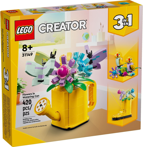 Lego Creator 3-in-1: Flowers in Watering Can 31149