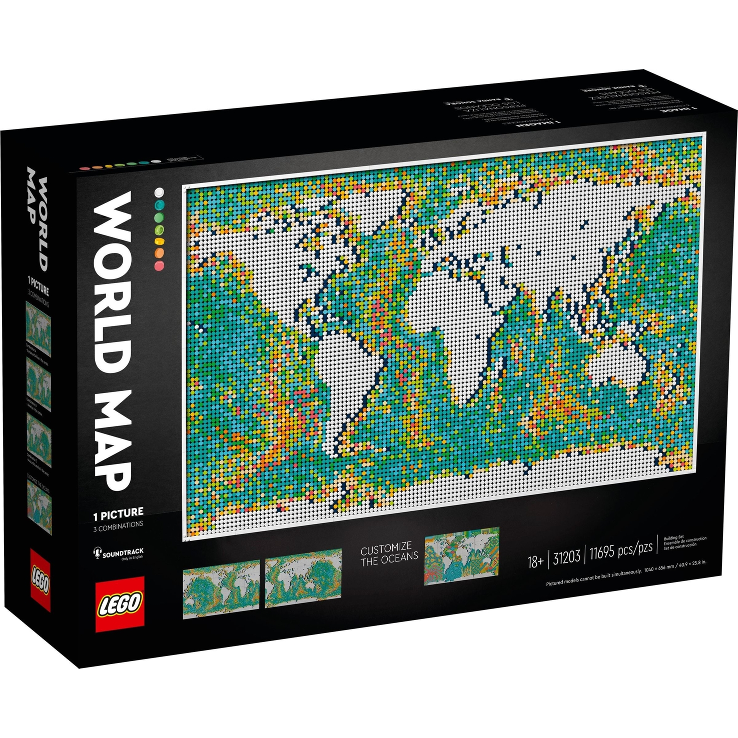 Lego Expert: World Map 31203