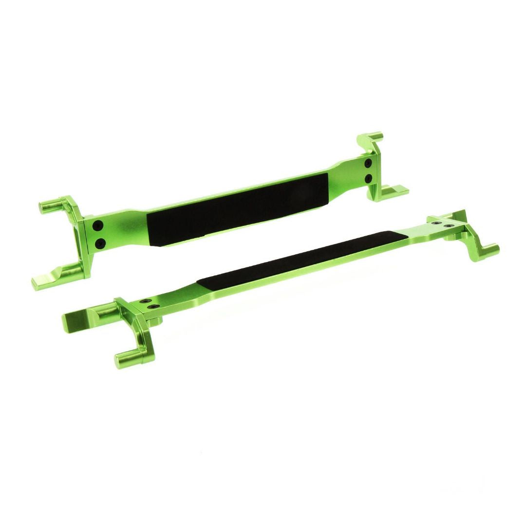 Atomik Traxxas X-Maxx Alloy Battery Hold Down - 2pcs, Green
