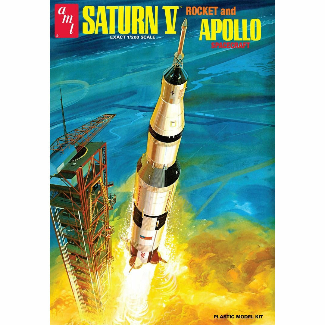 Saturn V Rocket and Apollo Spacecraft 1/200 by AMT
