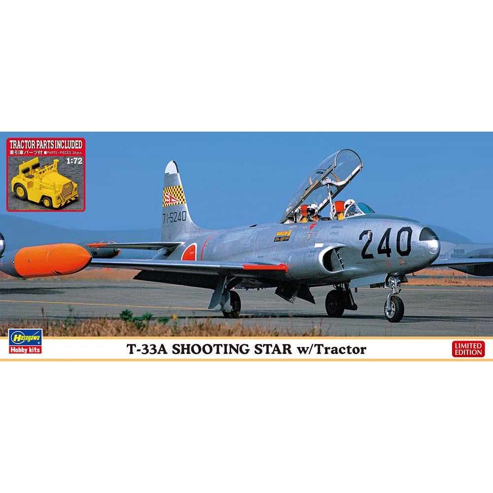 T-33A Shooting Star w/ Tractor 1/72 #02363 by Hasegawa