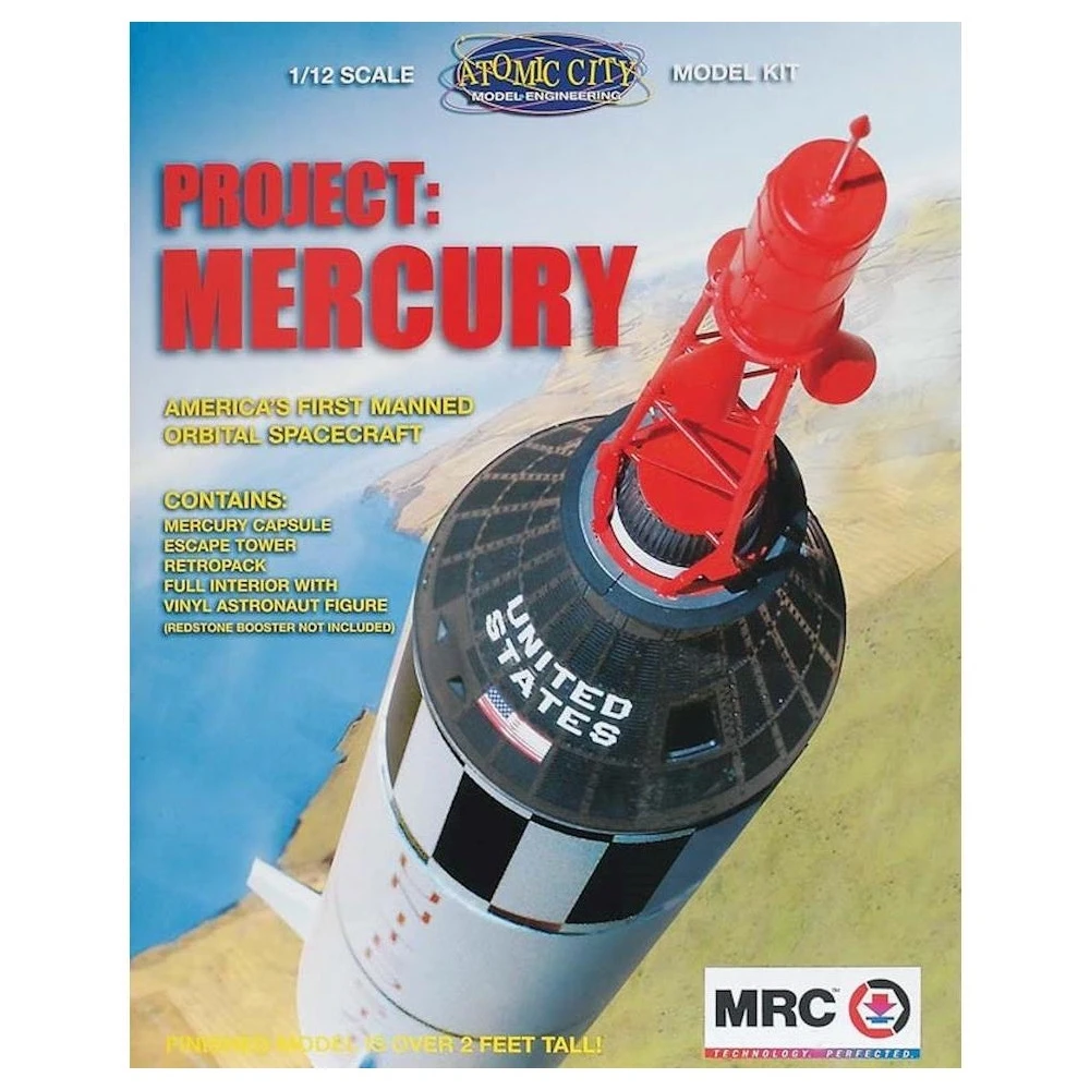 MRC-620001 Project Mercury America's First Orbital Spacecraft 1/12 by MRC