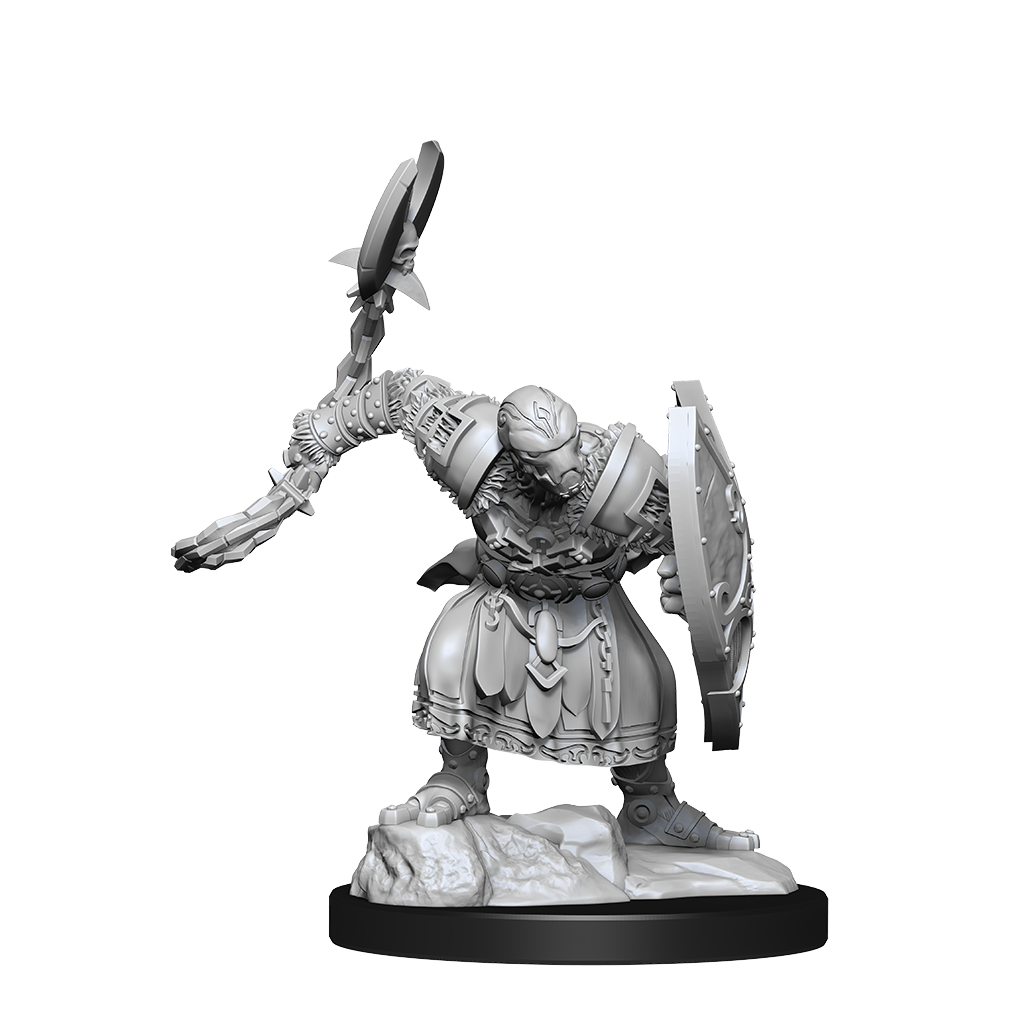 D&D Unpainted Mini - Warforged Barbarian 90235