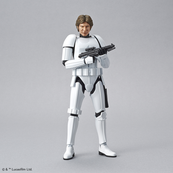 Star Wars Han Solo [Storm Trooper Ver] 1/12 Action Figure Model Kit #0225743 by Bandai