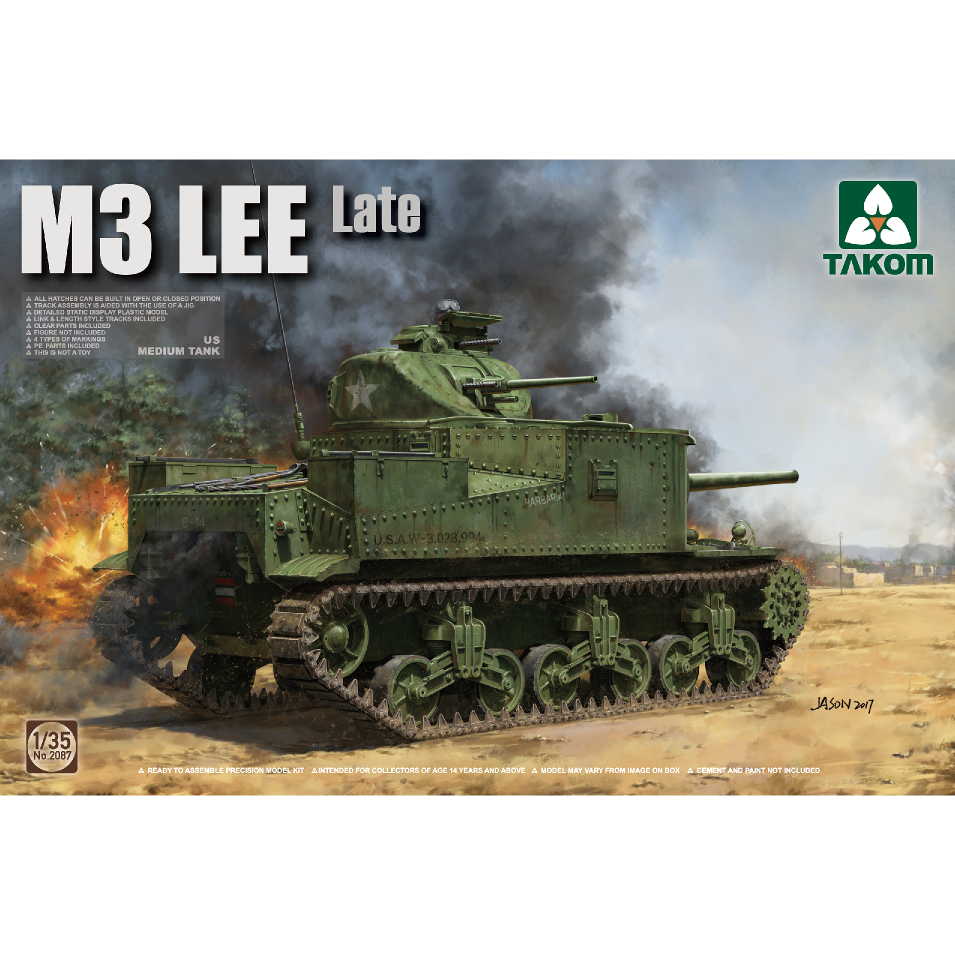 US Medium Tank M3 Lee Late 1/35 by Takom