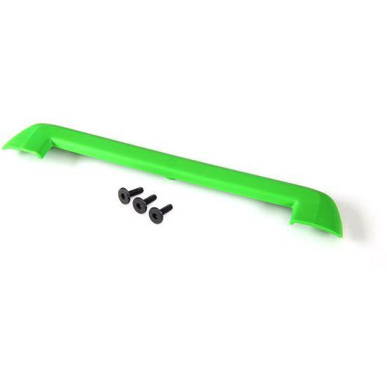 Traxxas Tailgate protector, green/ 3x15mm flat-head screw (4) TRA8912G