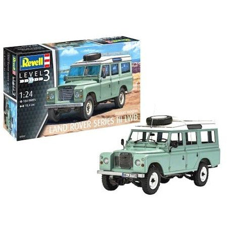 Land Rover Series III LWB 1/24 Model Car Kit #7047 by Revell