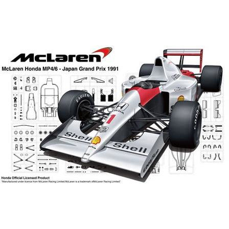 McLaren Honda MP4/6 (JapanGP/San Marino GP/Brazil GP) 1991 1/24 by Fujimi