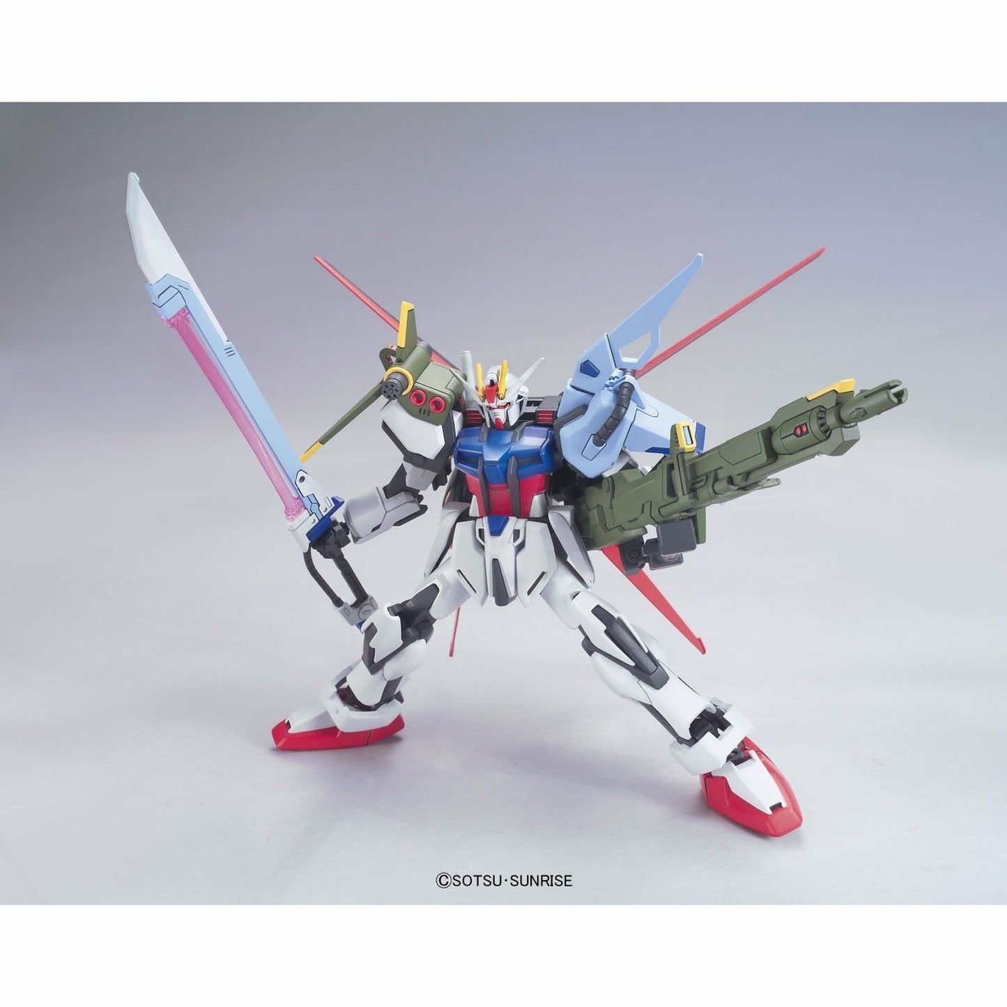 HG 1/144 SEED #R17 GAT-X105+AQM/E-YM1 Perfect Strike Gundam #5055750 by Bandai