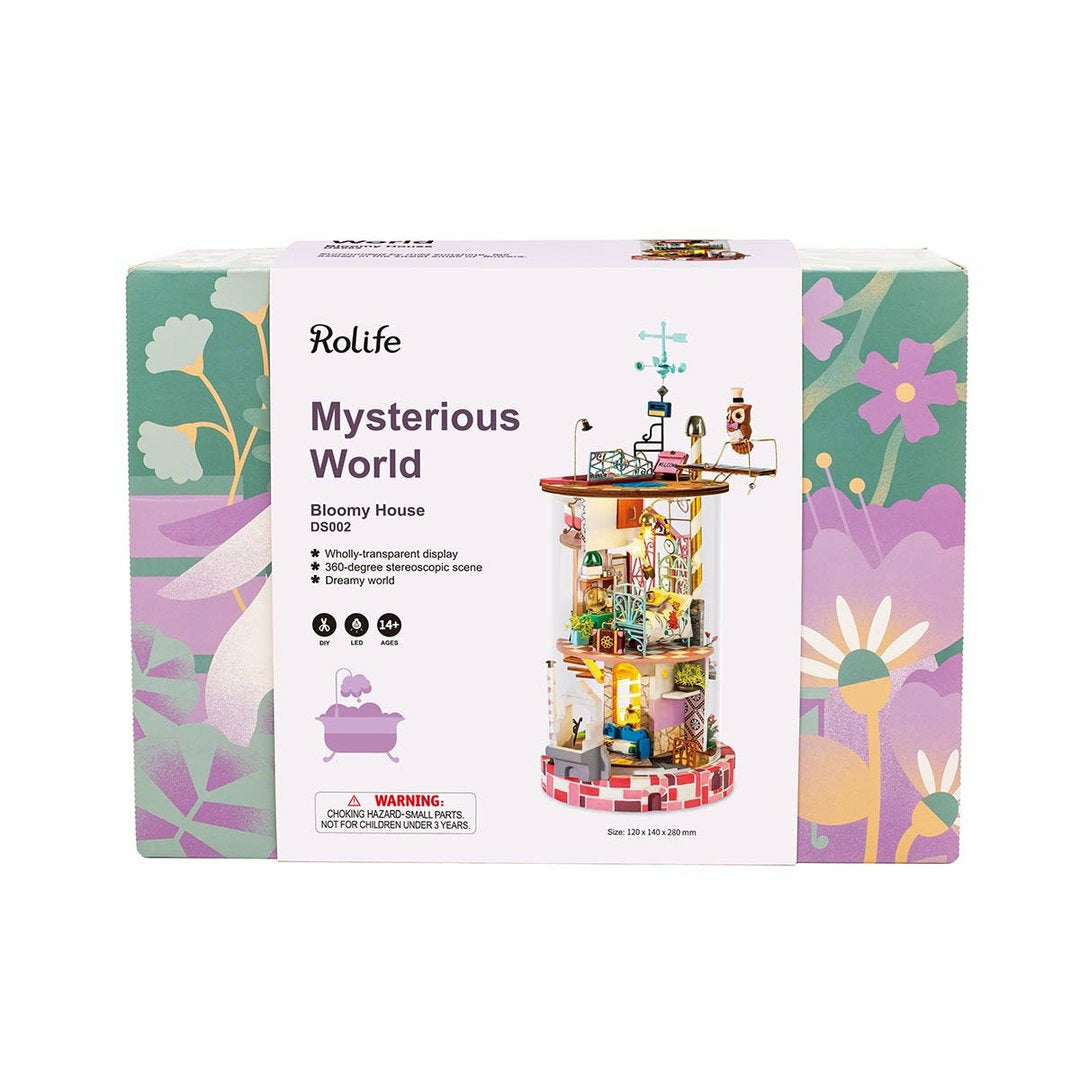 Bloomy House Glass Dollhouse - Mysterious World Series