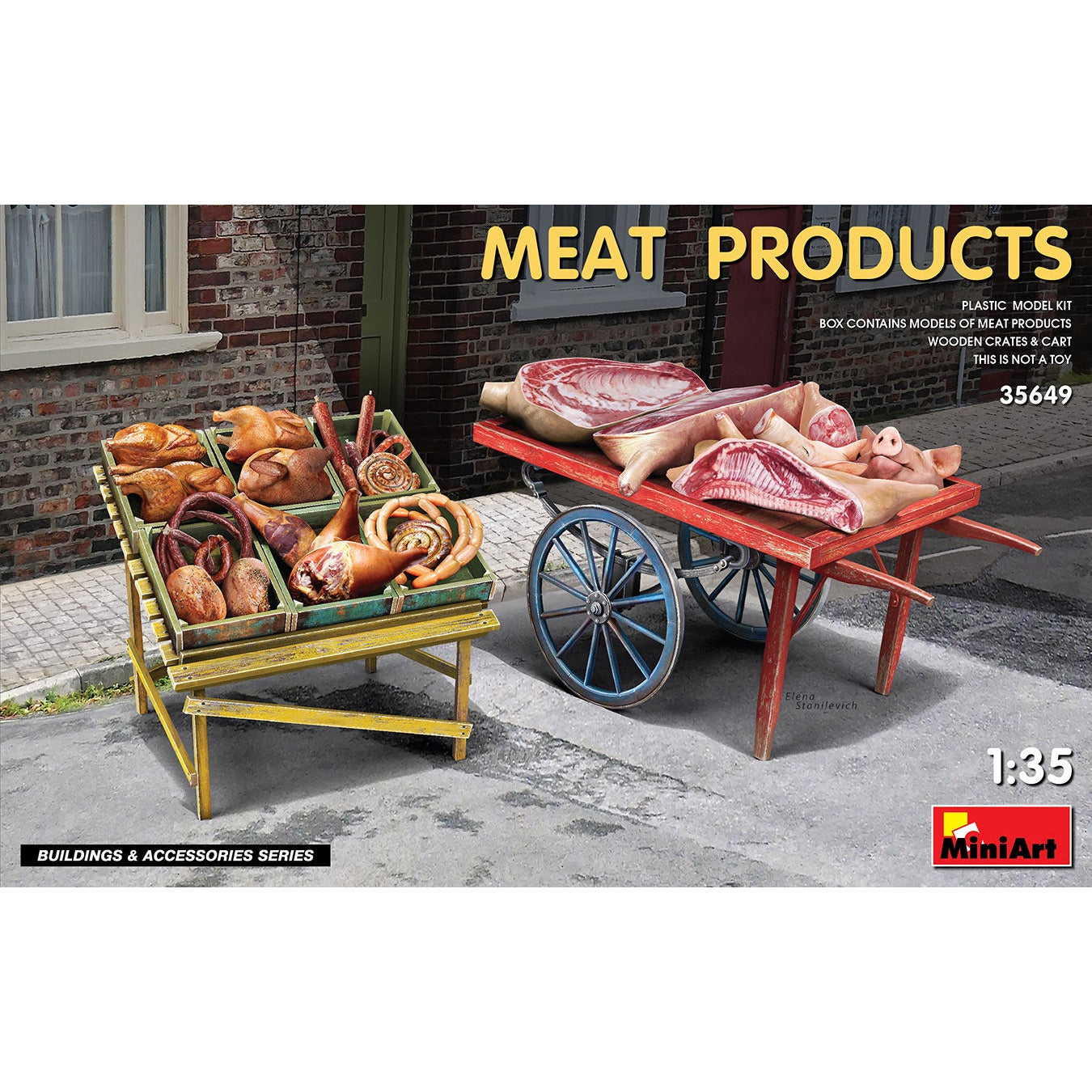 Meat Products #35649 1/35 Scenery Kit by MiniArt